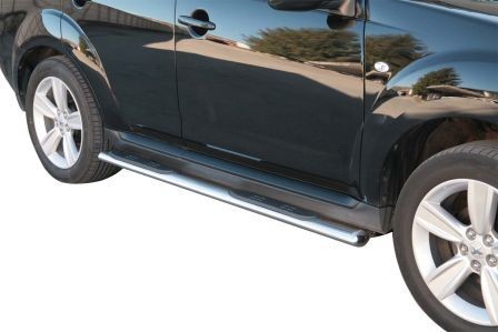 Peugeot 4007 Oval Side bars with 2 steps