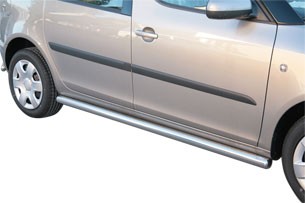 Skoda Roomster side protections 63 mm