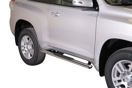 Toyota Land Cruiser '18 3DR Oval side bar with steps