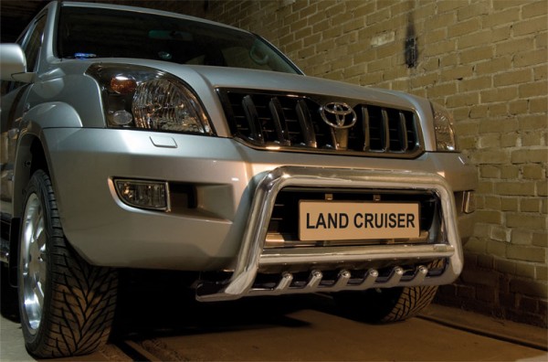 Toyota Land Cruiser 120 Type U 70 mm crossbar with axle bar CE Approved