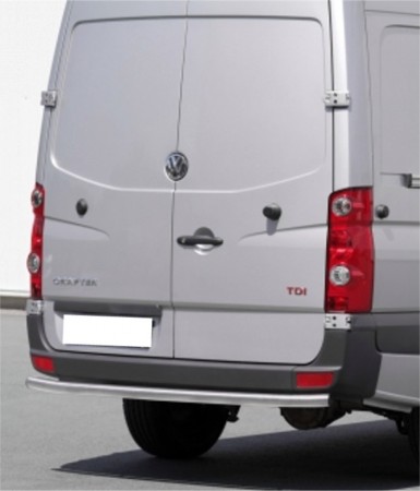 VW Crafter  06' rear bar 60 mm brushed MWB