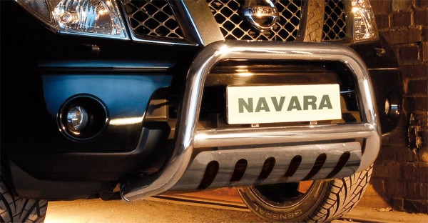 Nissan Navara D40 '10 V6 3.0L  Type U 70 mm crossbar with axle plate CE Approved