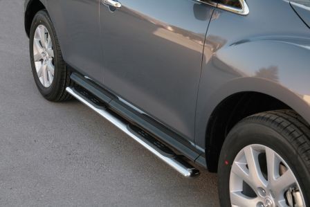 Mazda CX7 Oval Side bars with 2 steps