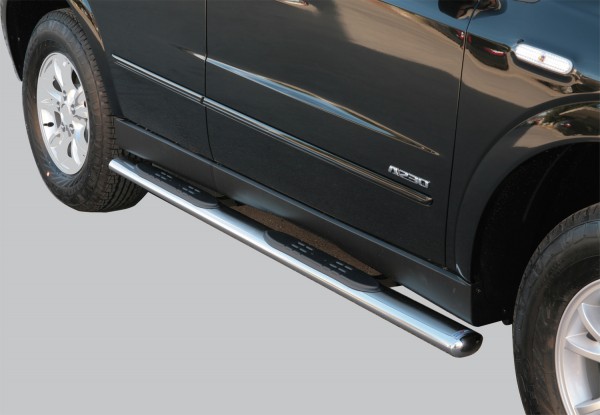 SsangYong Actyon '06 Oval side bars with 2 steps