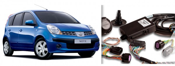Nissan Note 03/06 kits de câblage d’attelage 7 broches