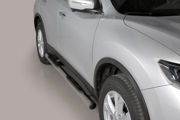 Nissan X-Trail '15 Side bar with step 76 mm