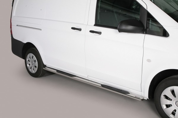 Mercedes Vito '15 Oval side bar with step - SWB