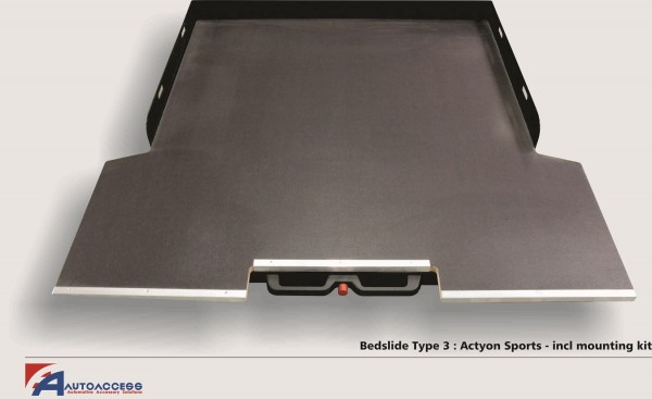 Sliding cargo tray Type III for Actyon Sports '12