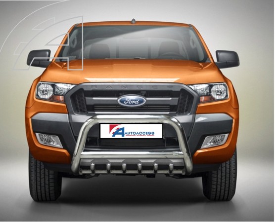 Ford Ranger T6 EC A bar with cross bar and axle-bar.