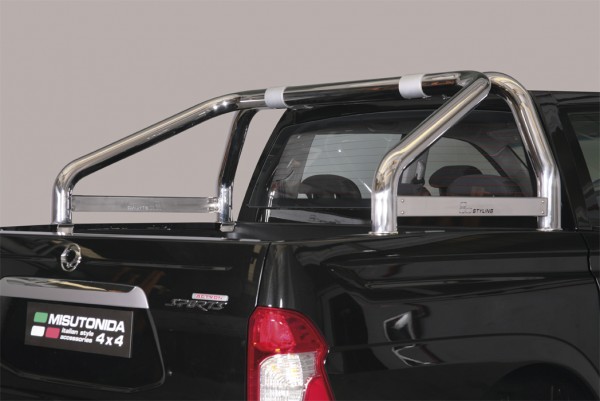 SsangYong Actyon Sport '12 Styling Roll bar 76 mm on bed rail