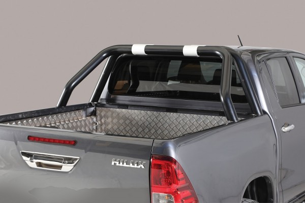 Toyota Hilux '16 Roll bar design 76mm Black
