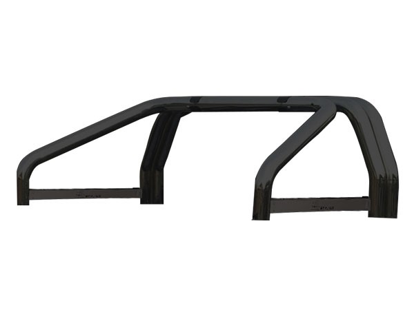 Toyota Hilux '16 Roll bar with mark 76mm (3 pipes) Black