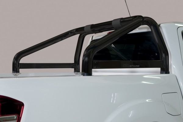 Renault Alaskan '18 Roll bar with mark 76mm (2 pipes) Black