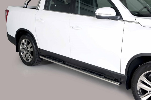 SsangYong Musso '18 Oval side bar with steps