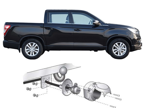 SsangYong Musso '05/18 cÃ¢blages 13 broches