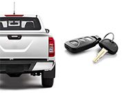 Central locking system tailgate