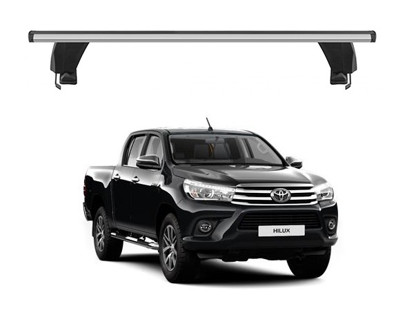 Toyota HiLux (AN130) '15 Roof bar set silver