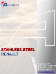 Renault - Stainless steel programma 2016