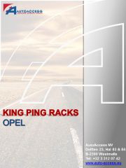 Opel - Galeries de toit King Ping programme 2016