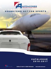 Ssangyong - Actyon Sports catalogue 2016-2017 FR